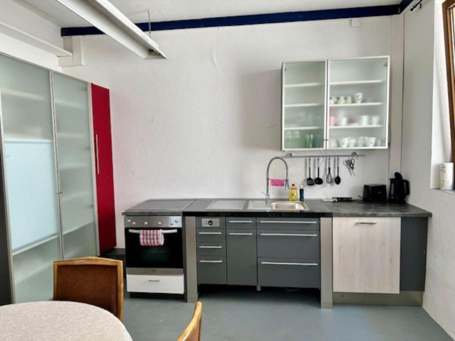 Wohnen In Der Alten Werkstatt Heilbronn Bagian luar foto